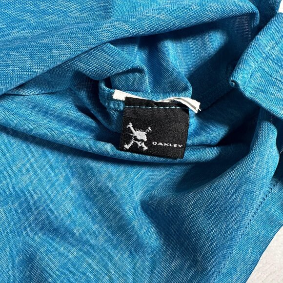 Oakley Hydrolix Polo Shirt Men Size L Short Sleeve Regular Fit Stretch Golf EUC - Picture 7 of 10